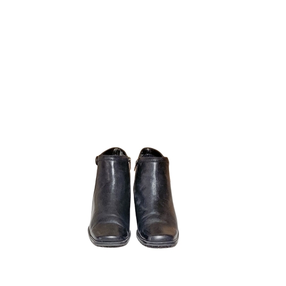 Vintage Women Black Leather Ankle Boots By White Mt. Size 8M/ Women Leather Boot - Picture 3 of 8